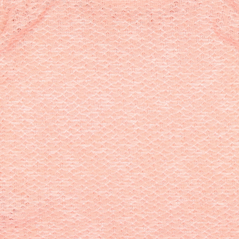 New Look Womens Pink Pullover Jumper Size 12