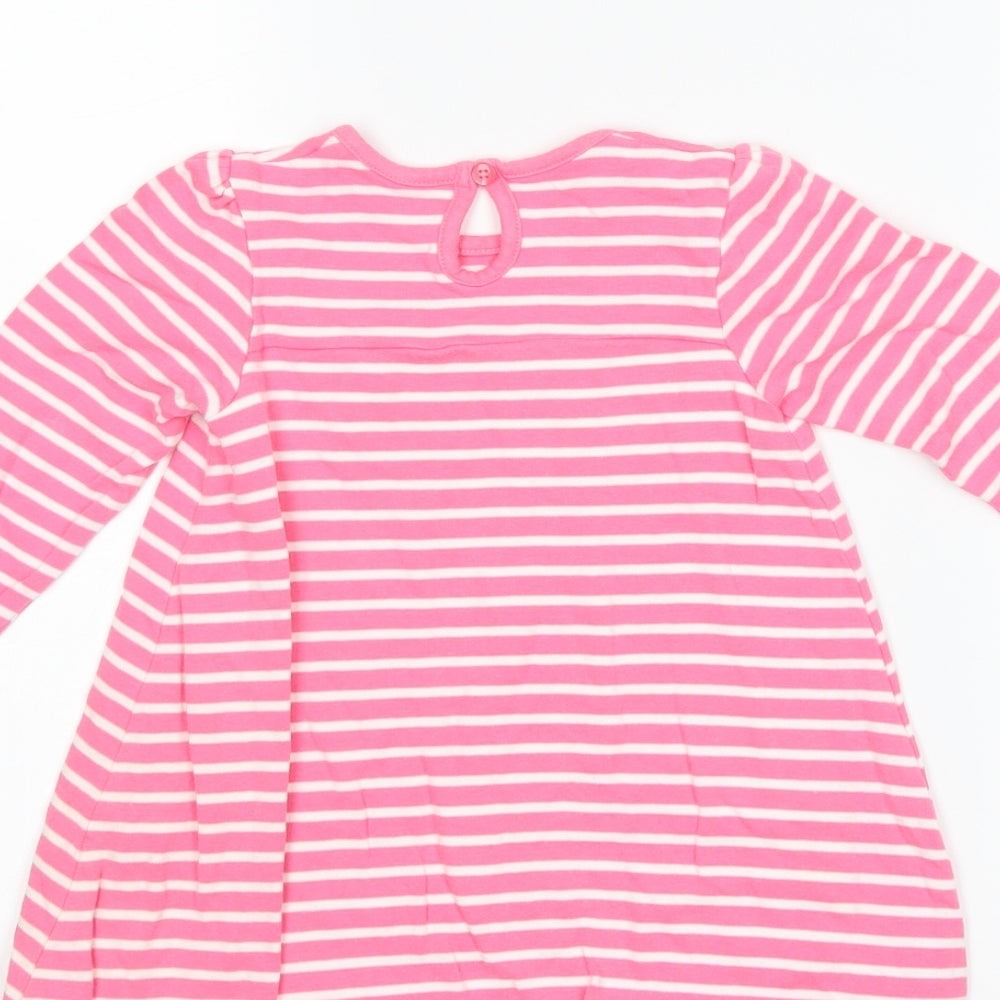 George Girls Pink Striped Shift Size 12-18 Months