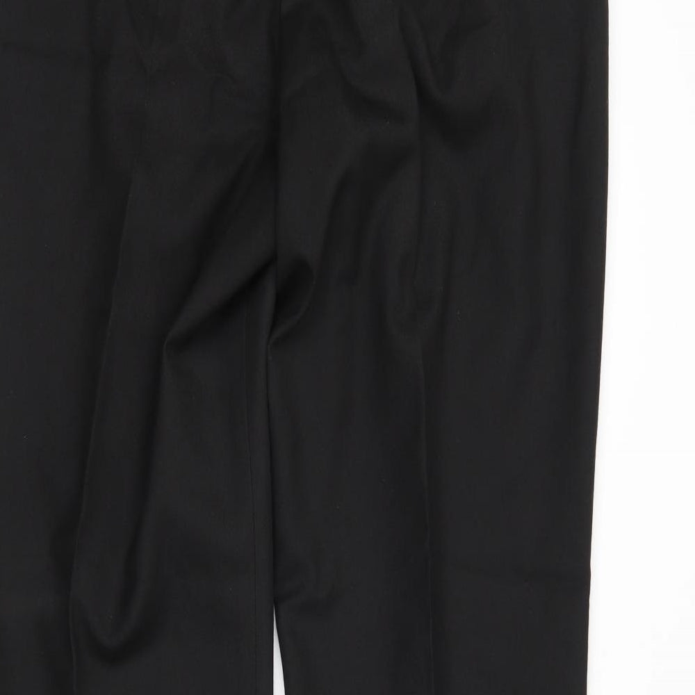 Oliver Stead Womens Black Trousers Size L L29 in