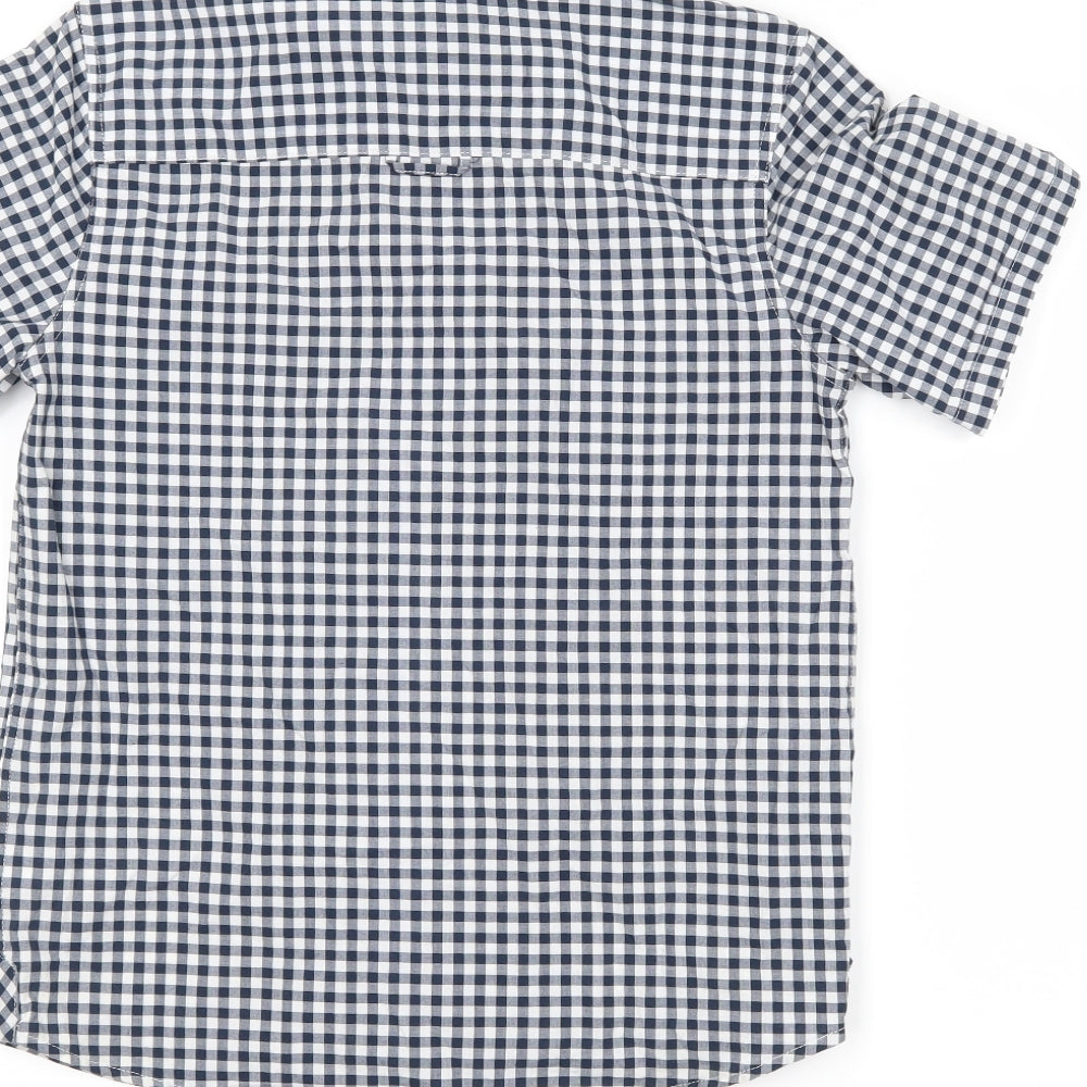 NEXT Boys Blue Chevron Basic Button-Up Size 10 Years