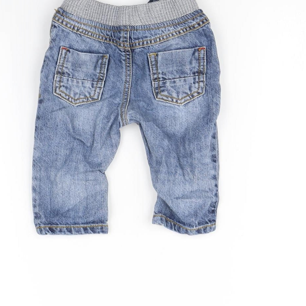 F&F Baby Blue Capri Jeans Size 3-6 Months