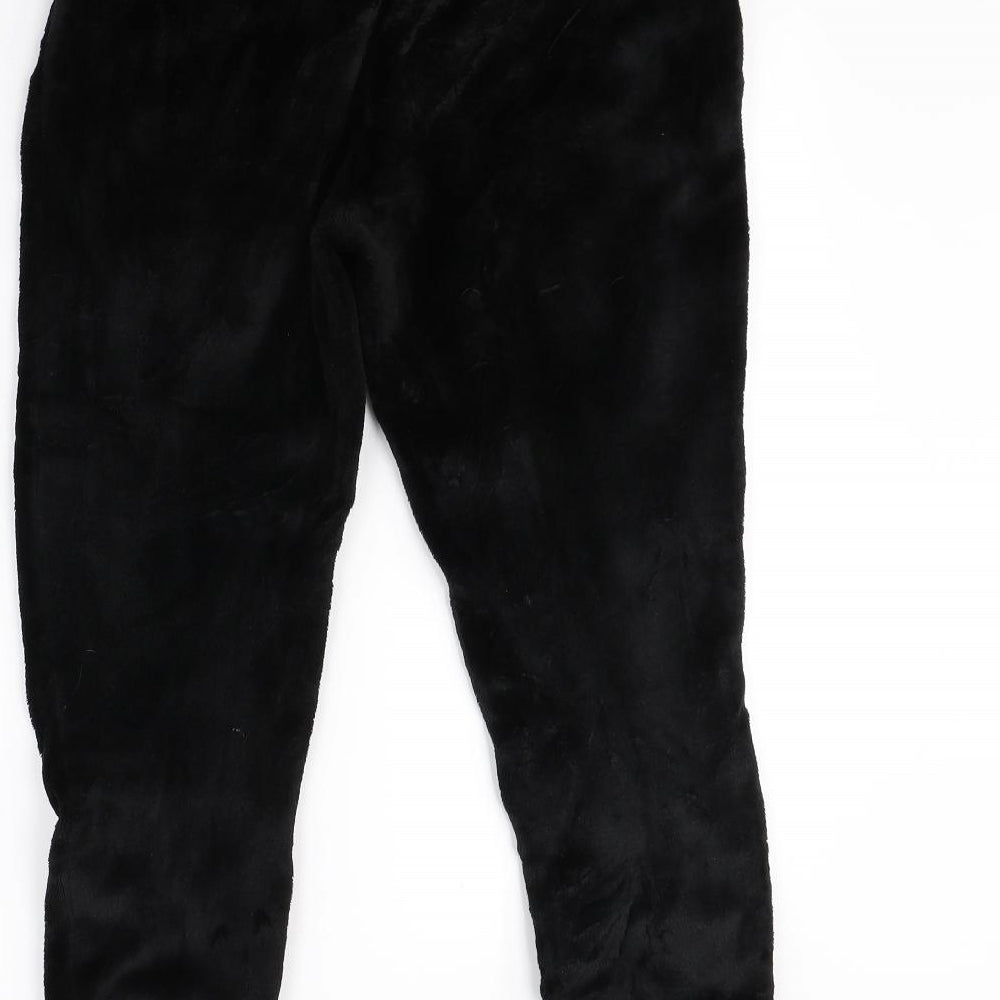 cisono Womens Black Jogger Trousers Size M L23 in