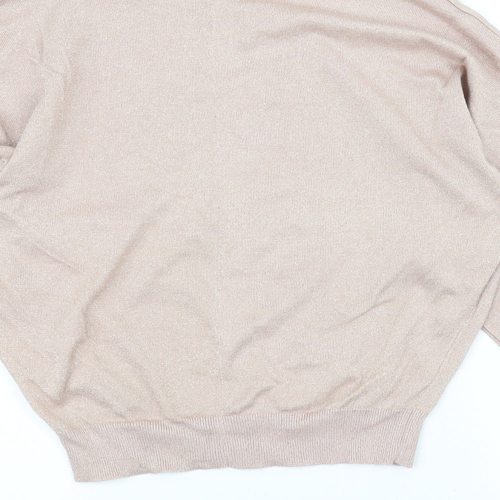 F&F Womens Pink Pullover Jumper Size 12