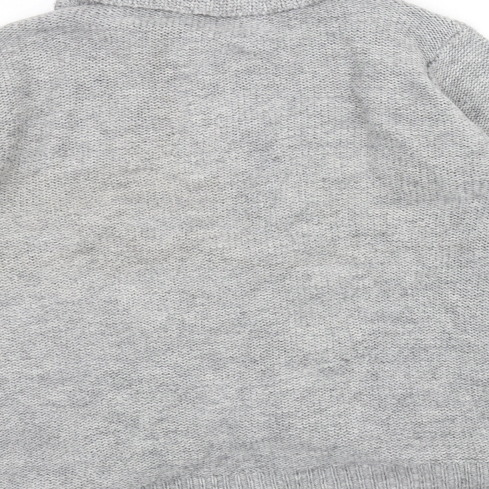 Mimosa Womens Grey Knit Jacket Coatigan Size L