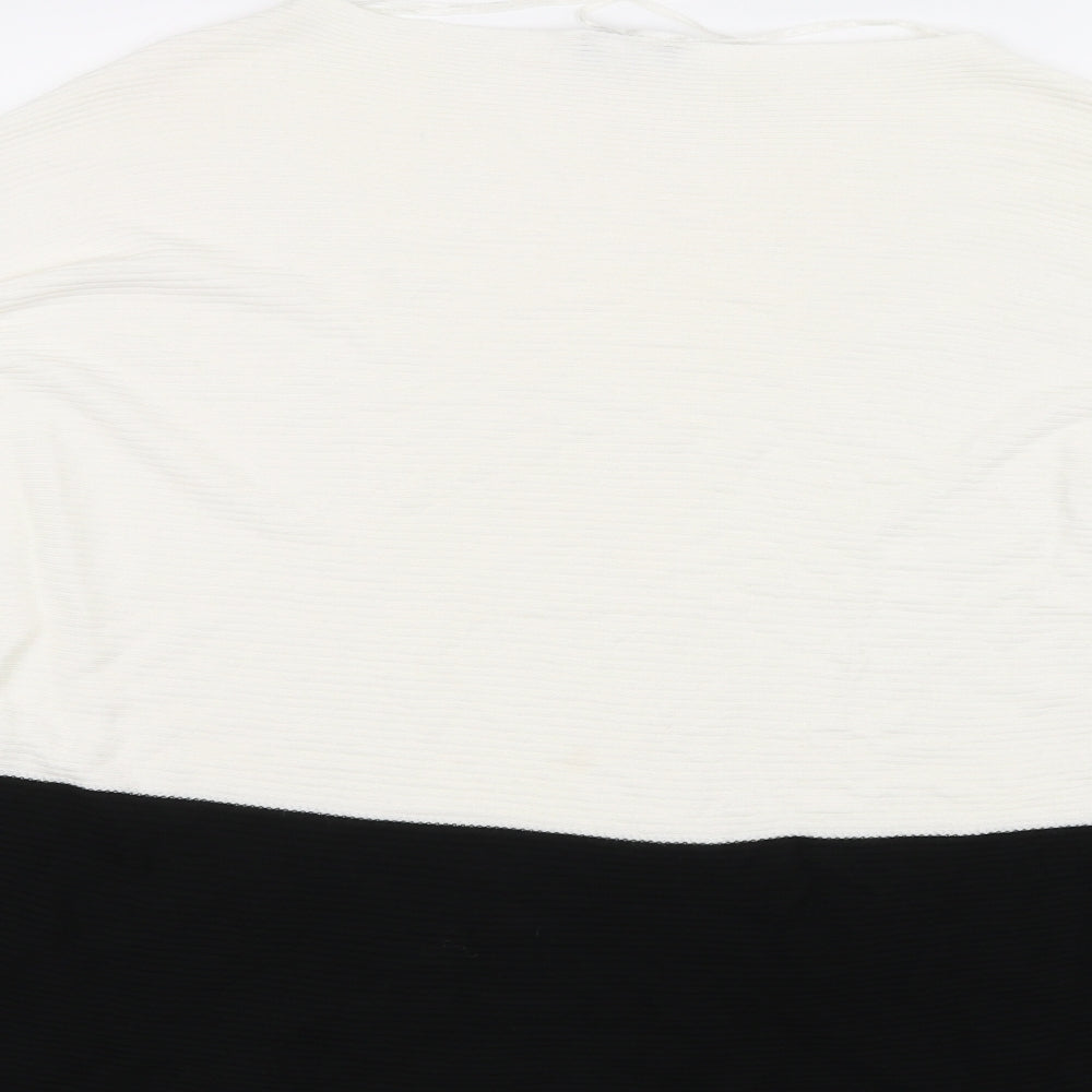 F&F Womens White Pullover Jumper Size 8