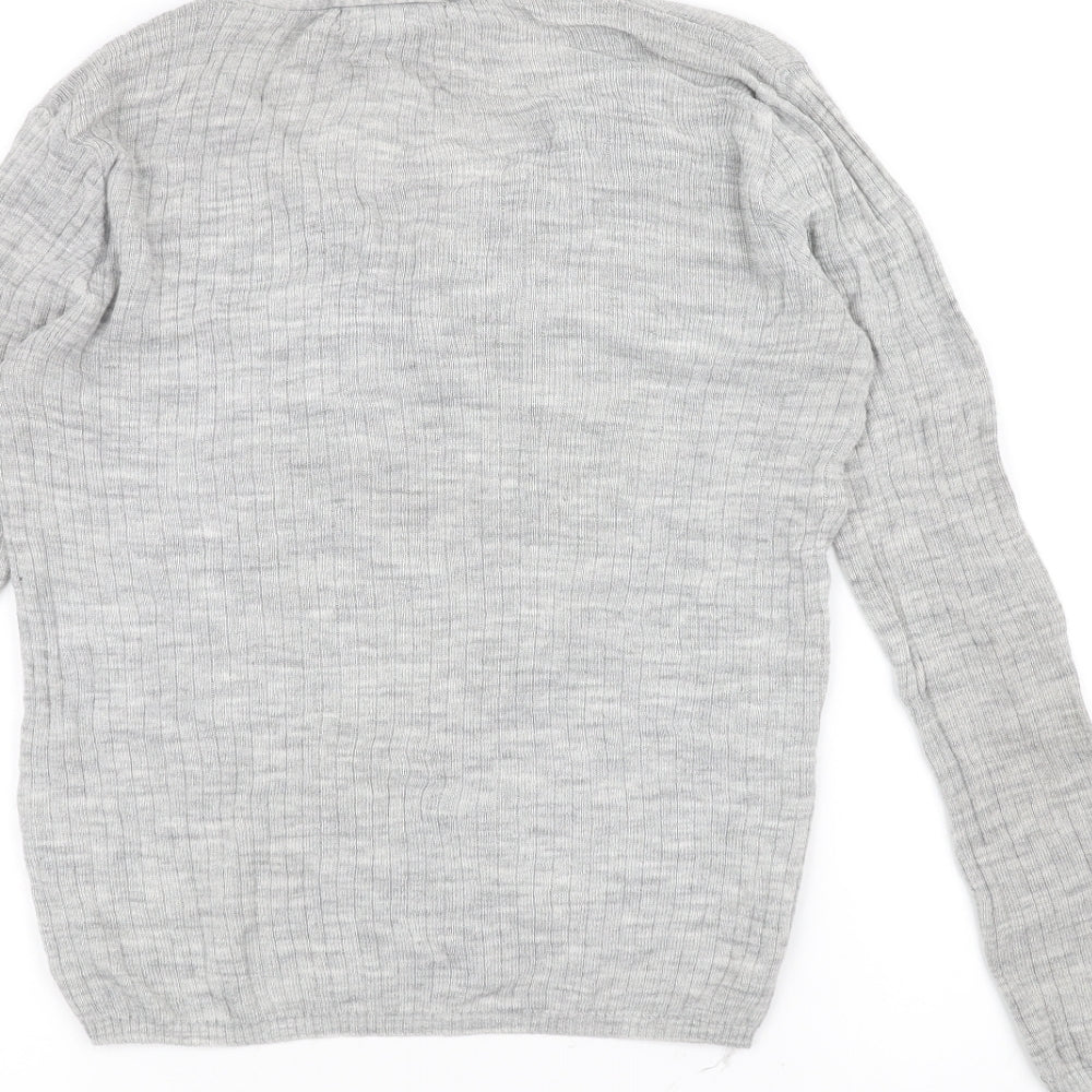 Atmosphere Womens Grey Cardigan Jumper Size 12