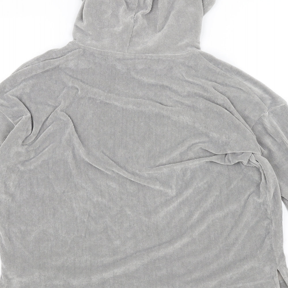 Marks & Spencer Womens Grey Pullover Hoodie Size 10