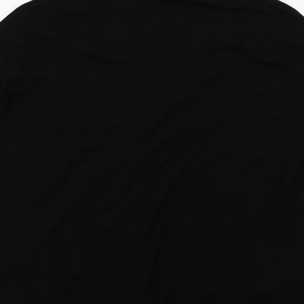 Primark Womens Black Wrap Jumper Size 8