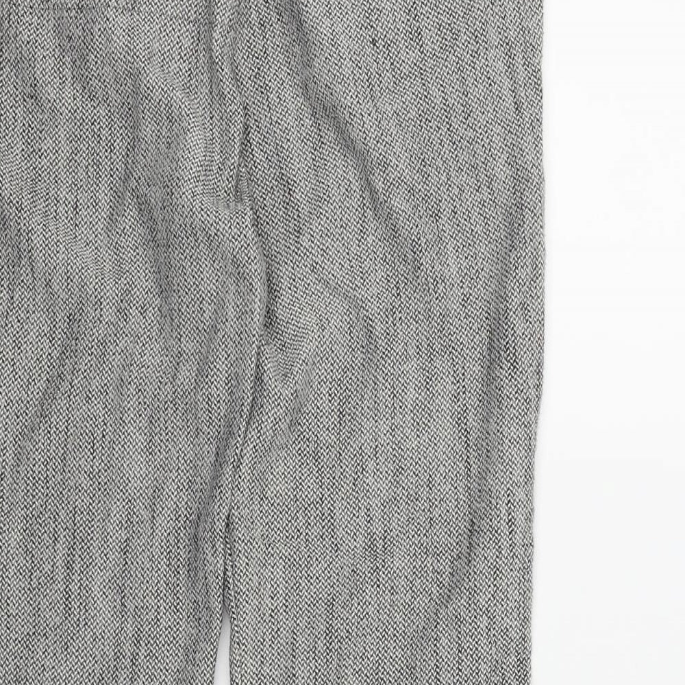 H&M Womens Brown Trousers Size 38 L34 in