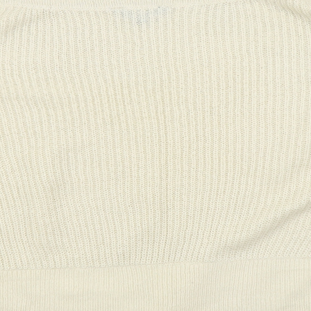 Dorothy Perkins Womens Beige Pullover Jumper Size 10