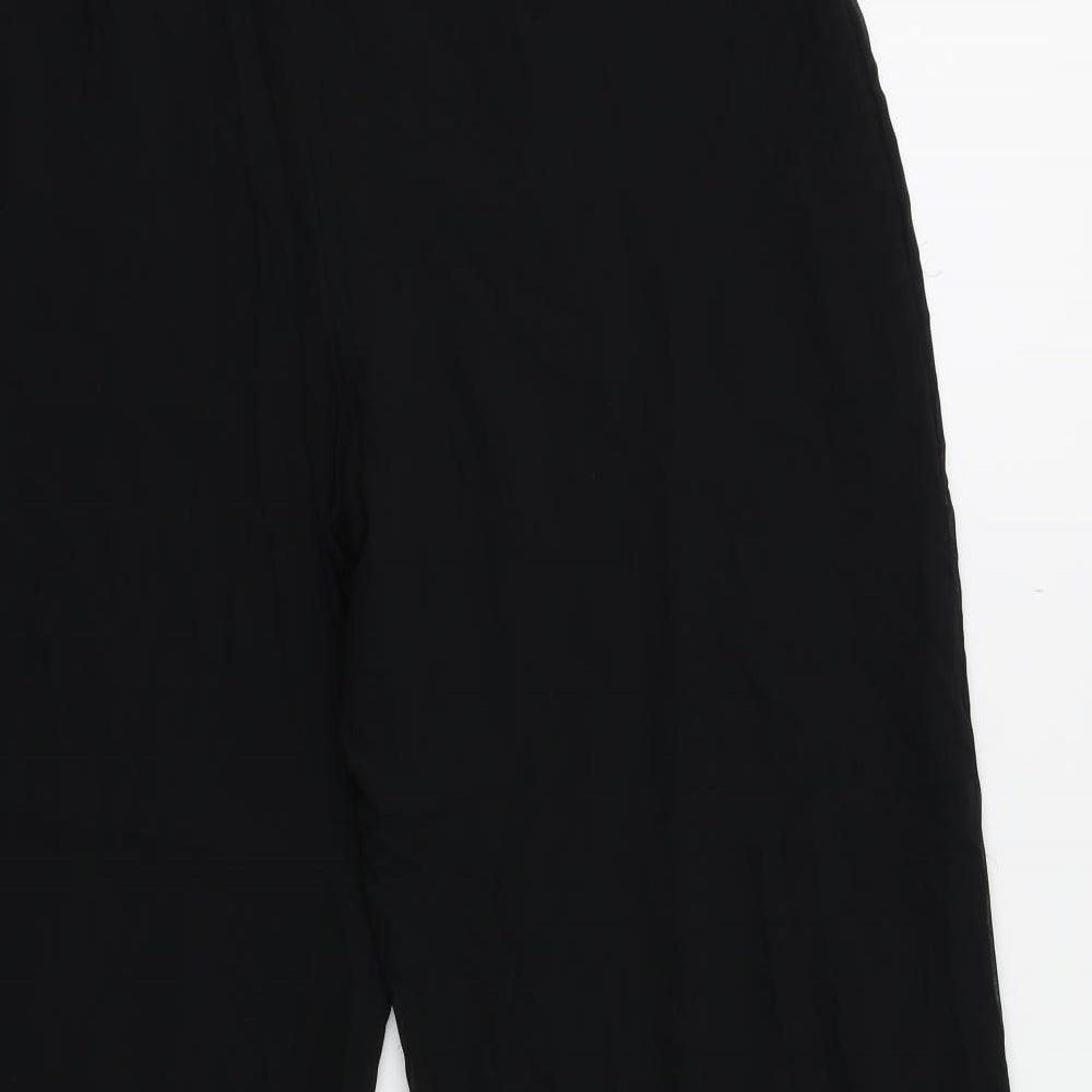 Marks and Spencer Womens Black Trousers Size 14 L27 in