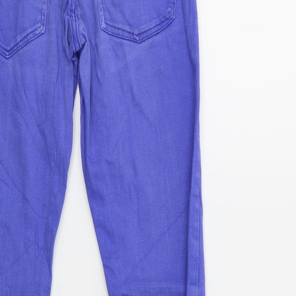 H&M Girls Blue Denim Straight Jeans Size 12 Years