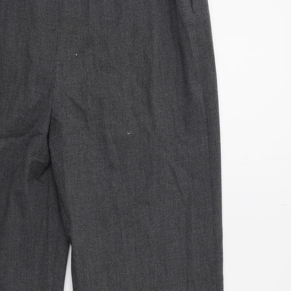 Yessica Womens Grey Trousers Size 14 L30 in