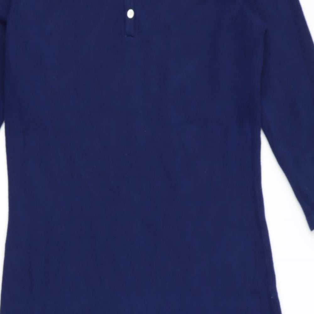 Seven lemon Womens Blue Fit & Flare Size L