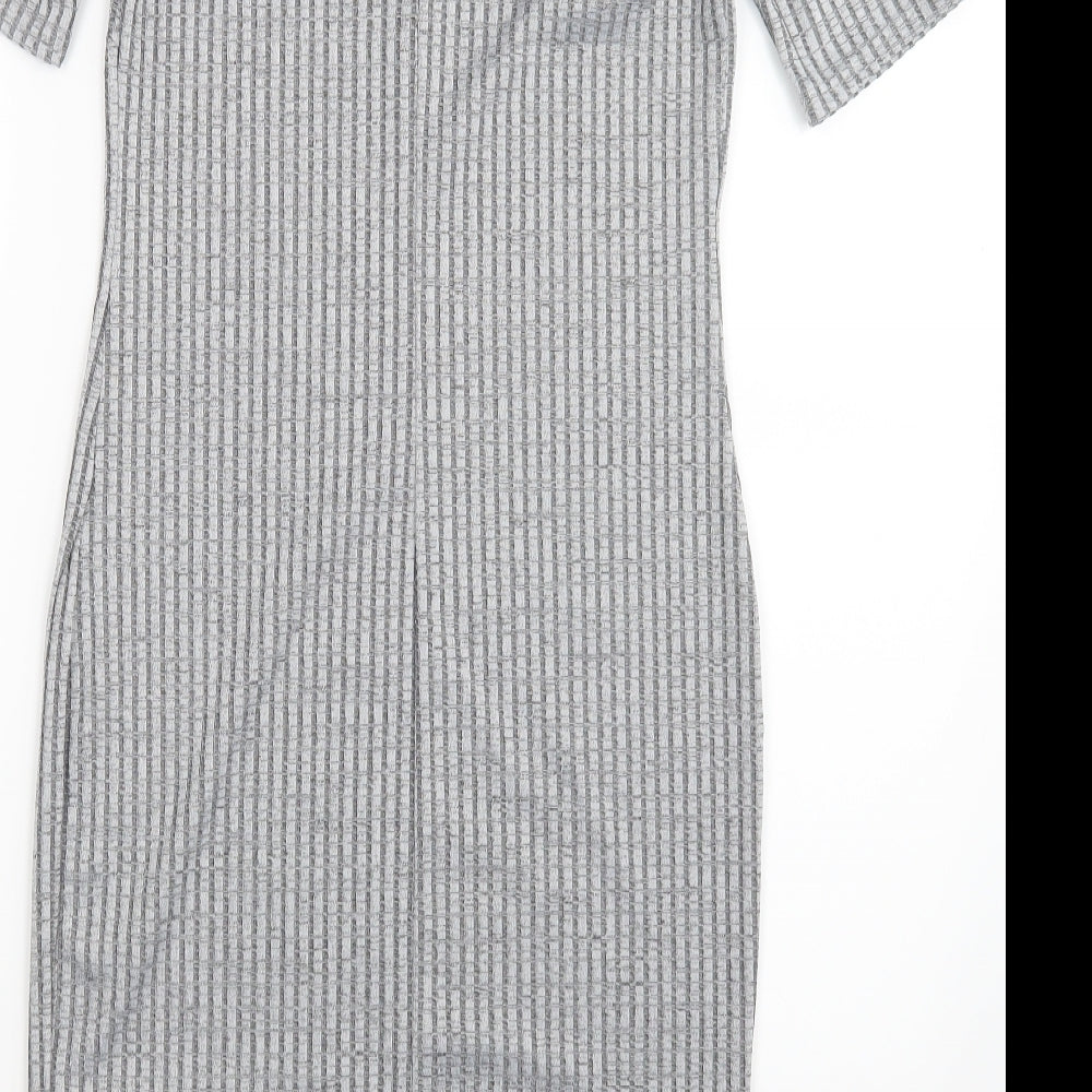 Atmosphere Womens Grey Shirt Dress Size 12