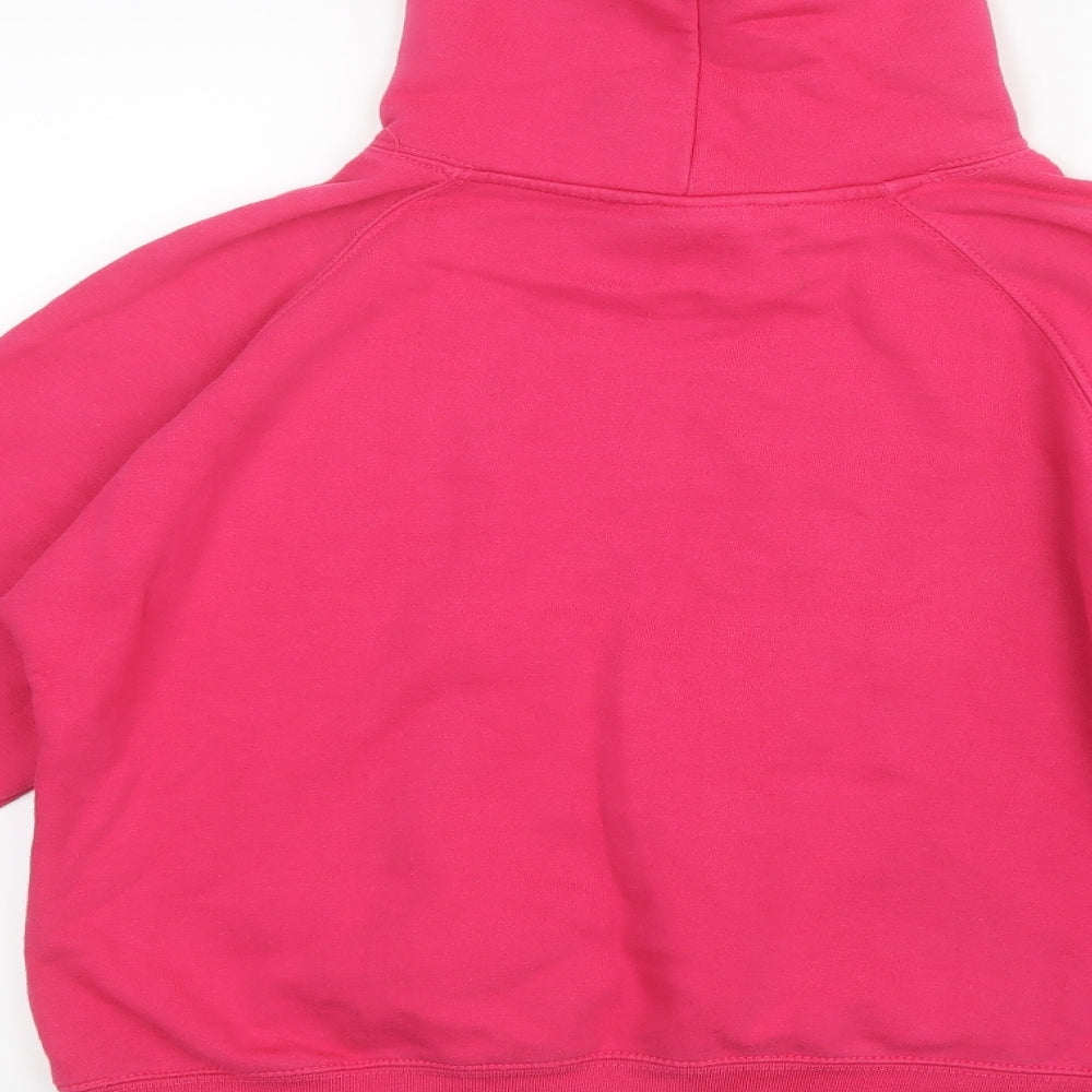 Wigan Athletic Womens Pink Pullover Hoodie Size L