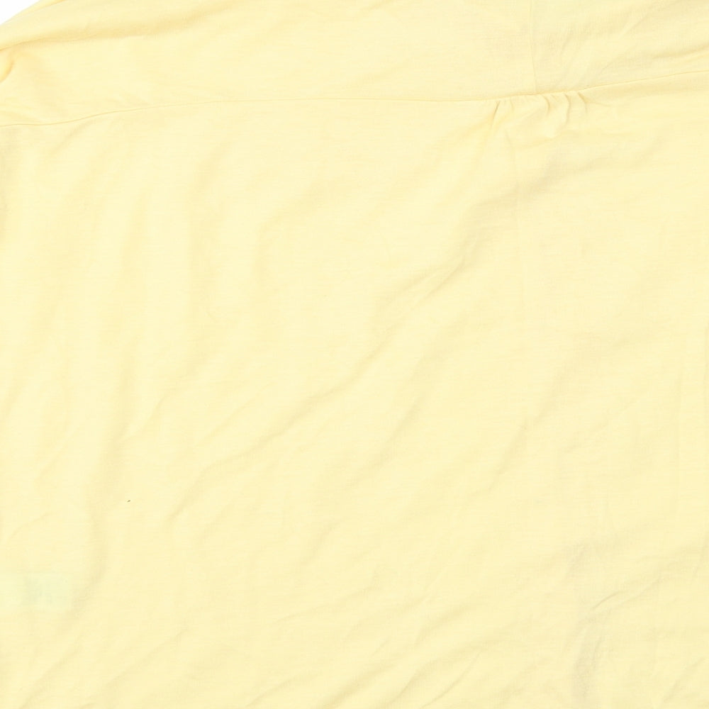 NEXT Womens Yellow Tunic Button-Up Size 12