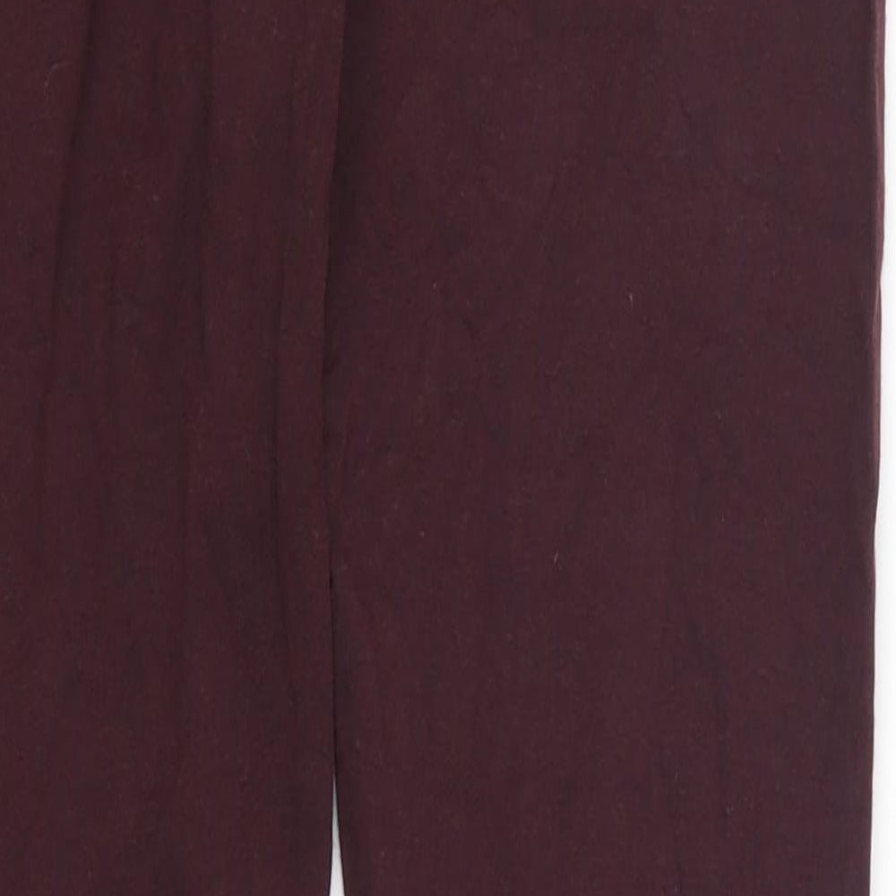 Marks & Spencer Womens Purple Carrot Leggings Size 8 L29 in