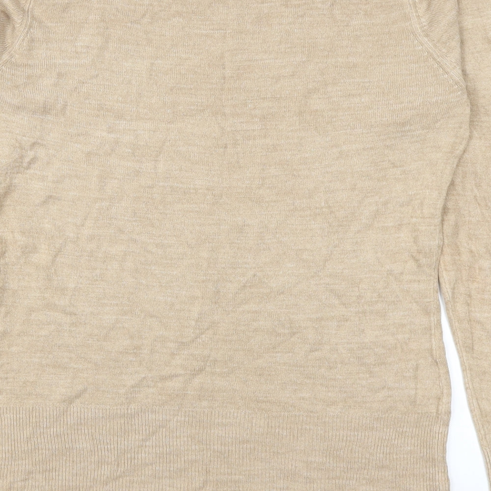 Papaya Womens Beige Pullover Jumper Size 12