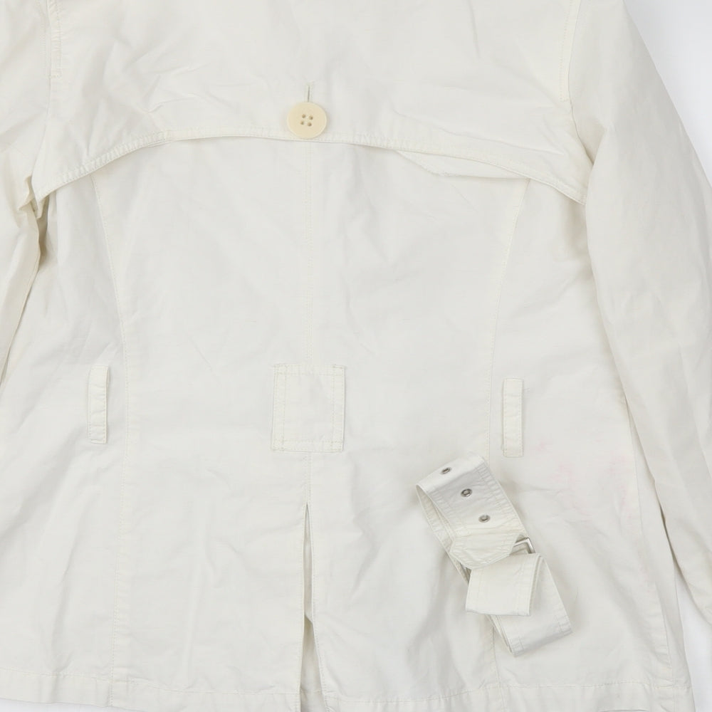 Marks & Spencer Womens Ivory Jacket Coat Size 14