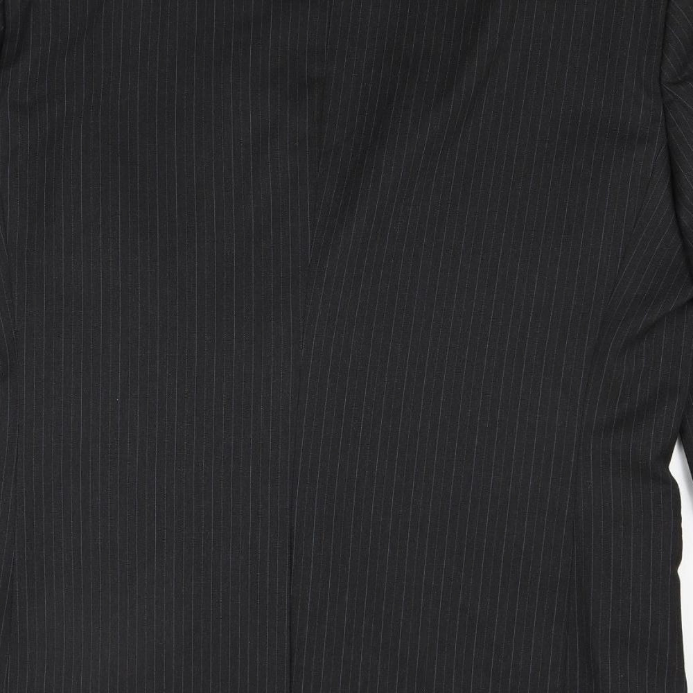 NEXT Mens Grey Striped Jacket Coat Size 42