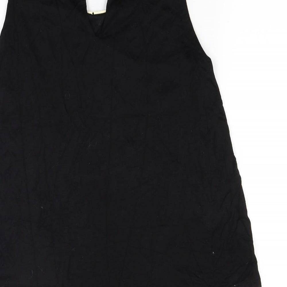 H&M Womens Black Jersey Basic Tank Size S