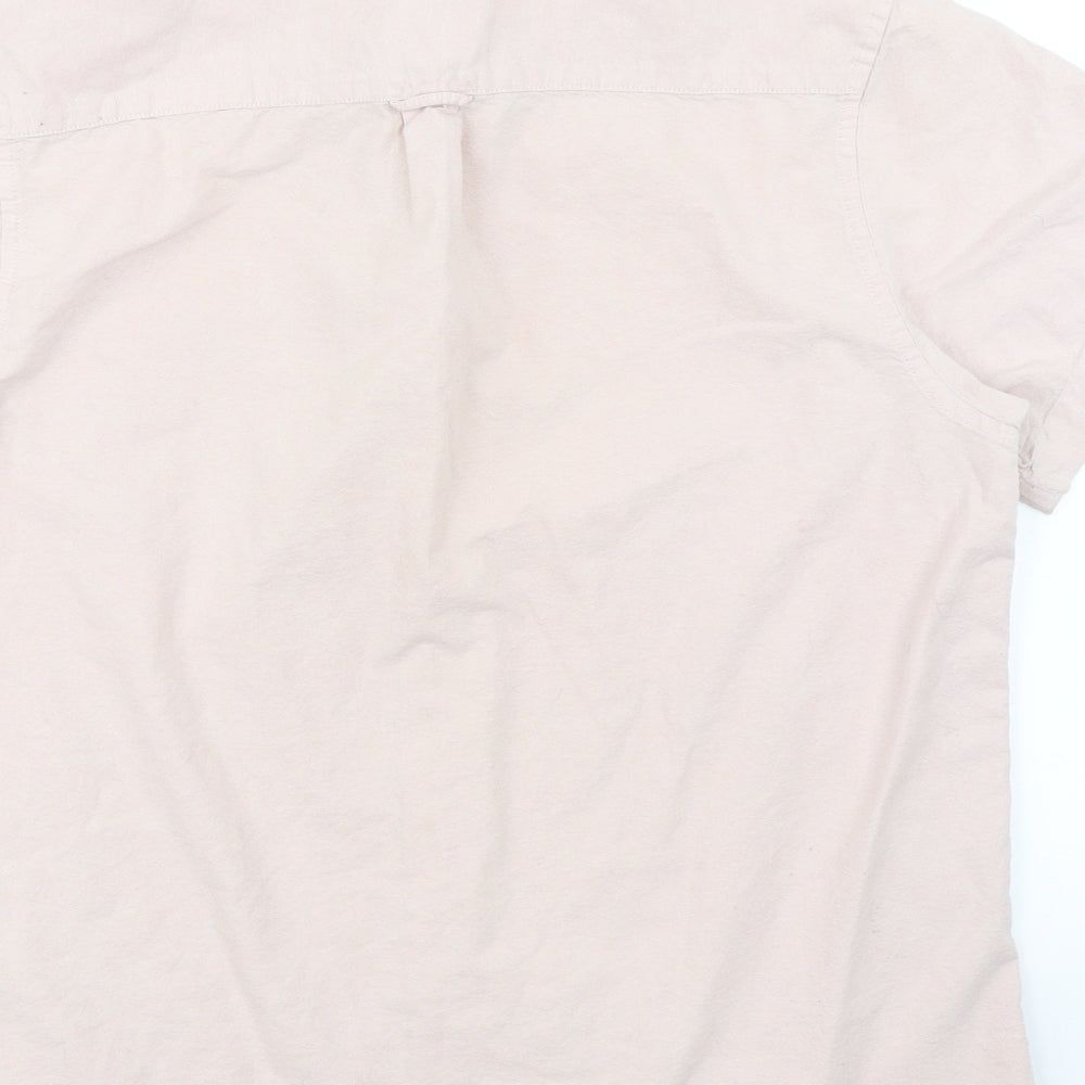 Primark Mens Pink Button-Up Size L