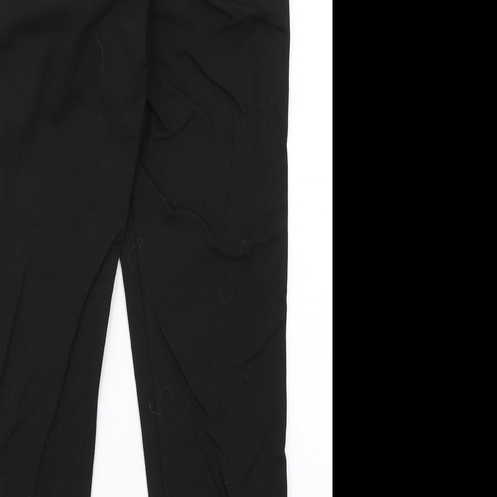 Marks & Spencer Girls Black Chino Trousers Size 9-10 Years
