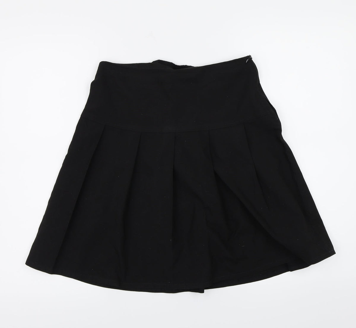 Marks & Spencer Girls Black A-Line Skirt Size 12 Years