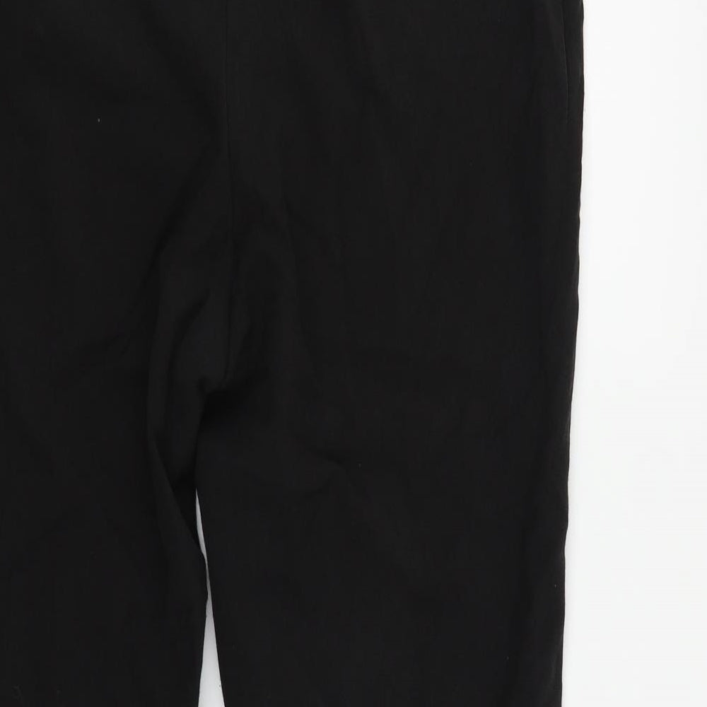 BHS Womens Black Trousers Size 14 L29 in