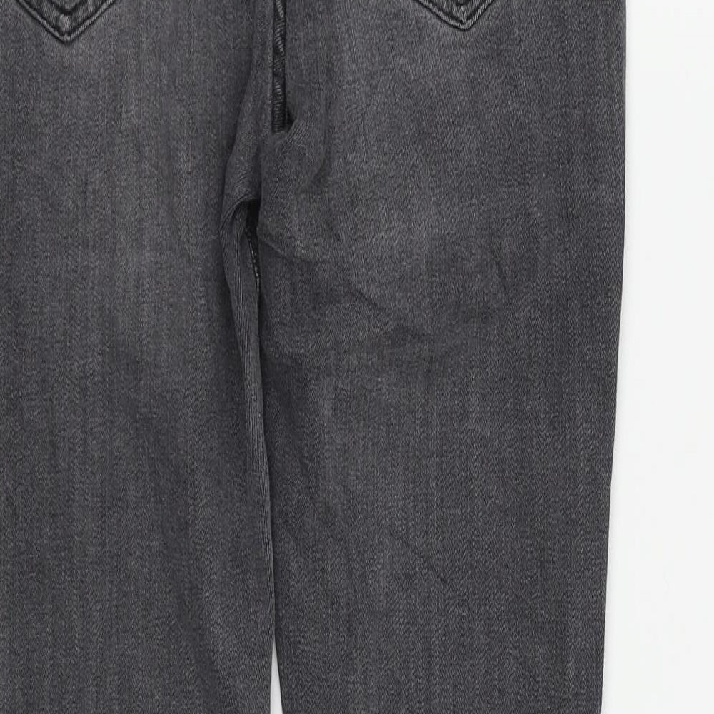 Pull&Bear Womens Grey Straight Jeans Size 26 in L27 in