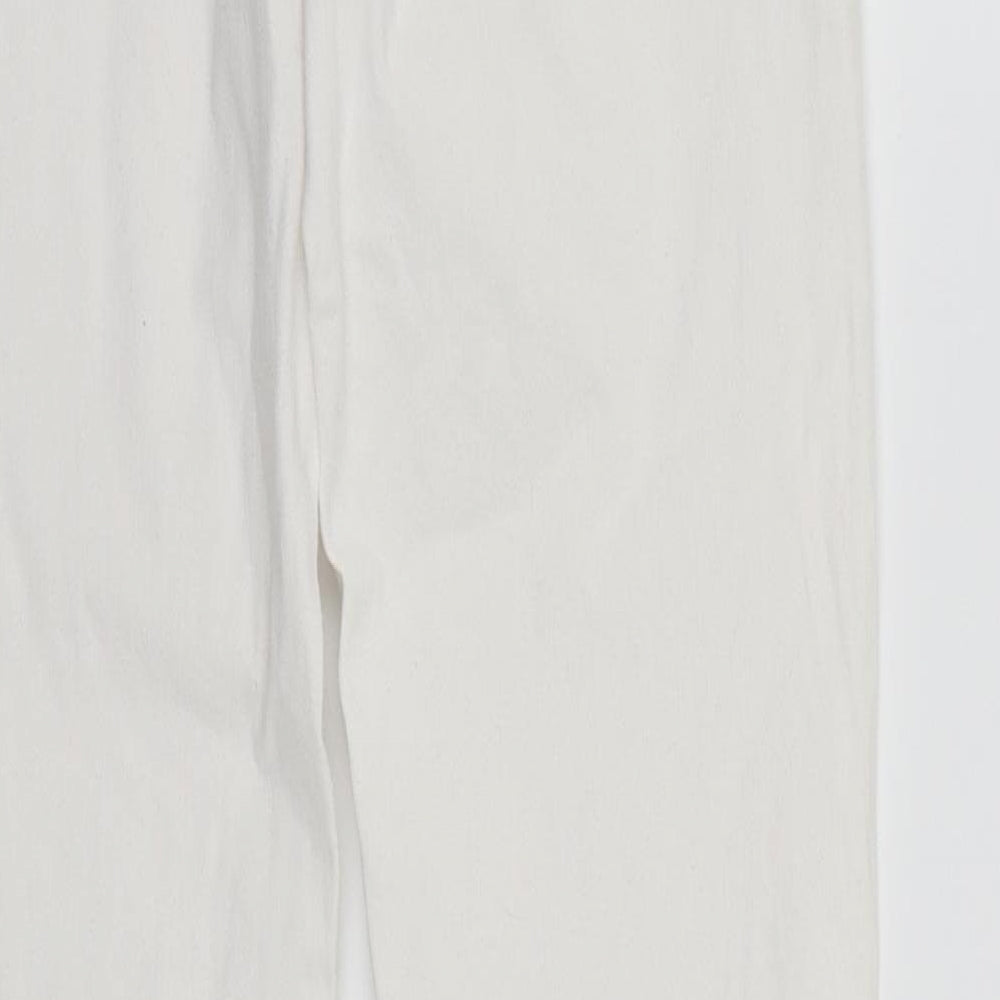 deniem & co Womens White Skinny Jeans Size 8 L28 in