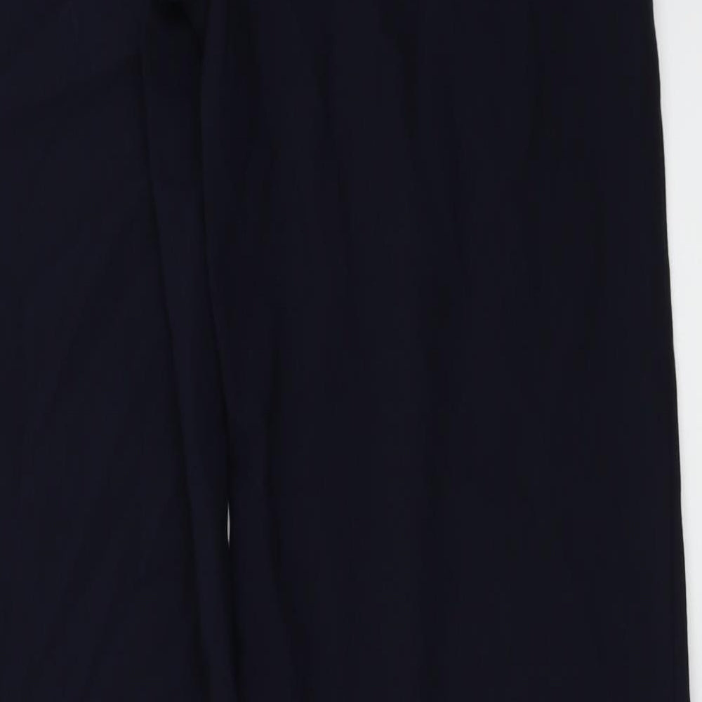 Marks and Spencer Womens Blue Trousers Size 8 L25 in