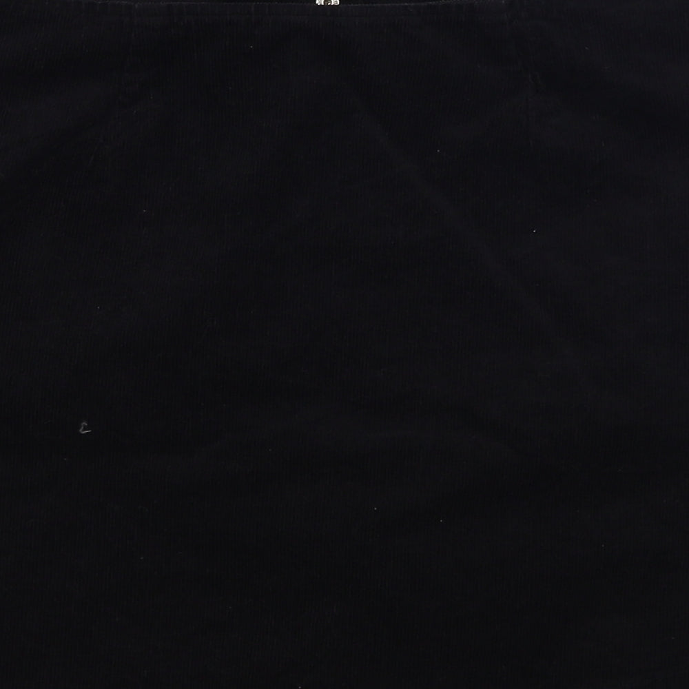 Select Womens Black A-Line Skirt Size 6