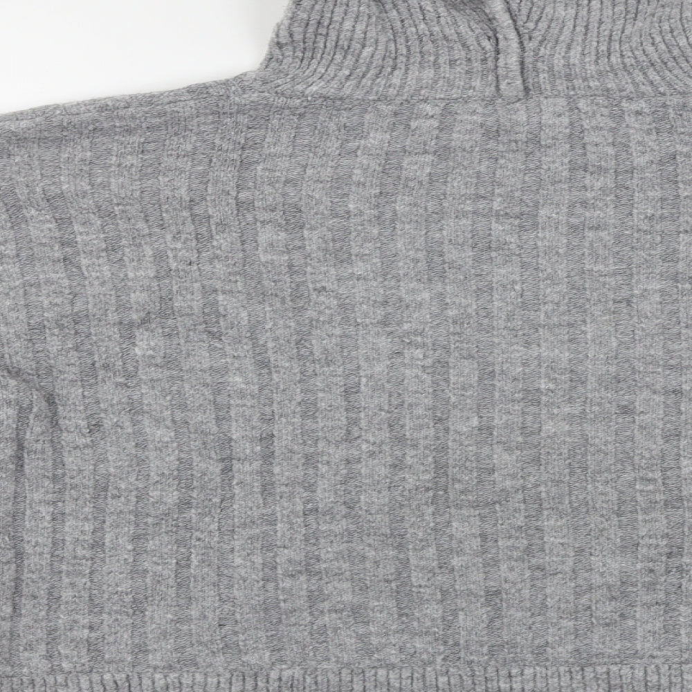 New Look Womens Grey Pullover Jumper Size S