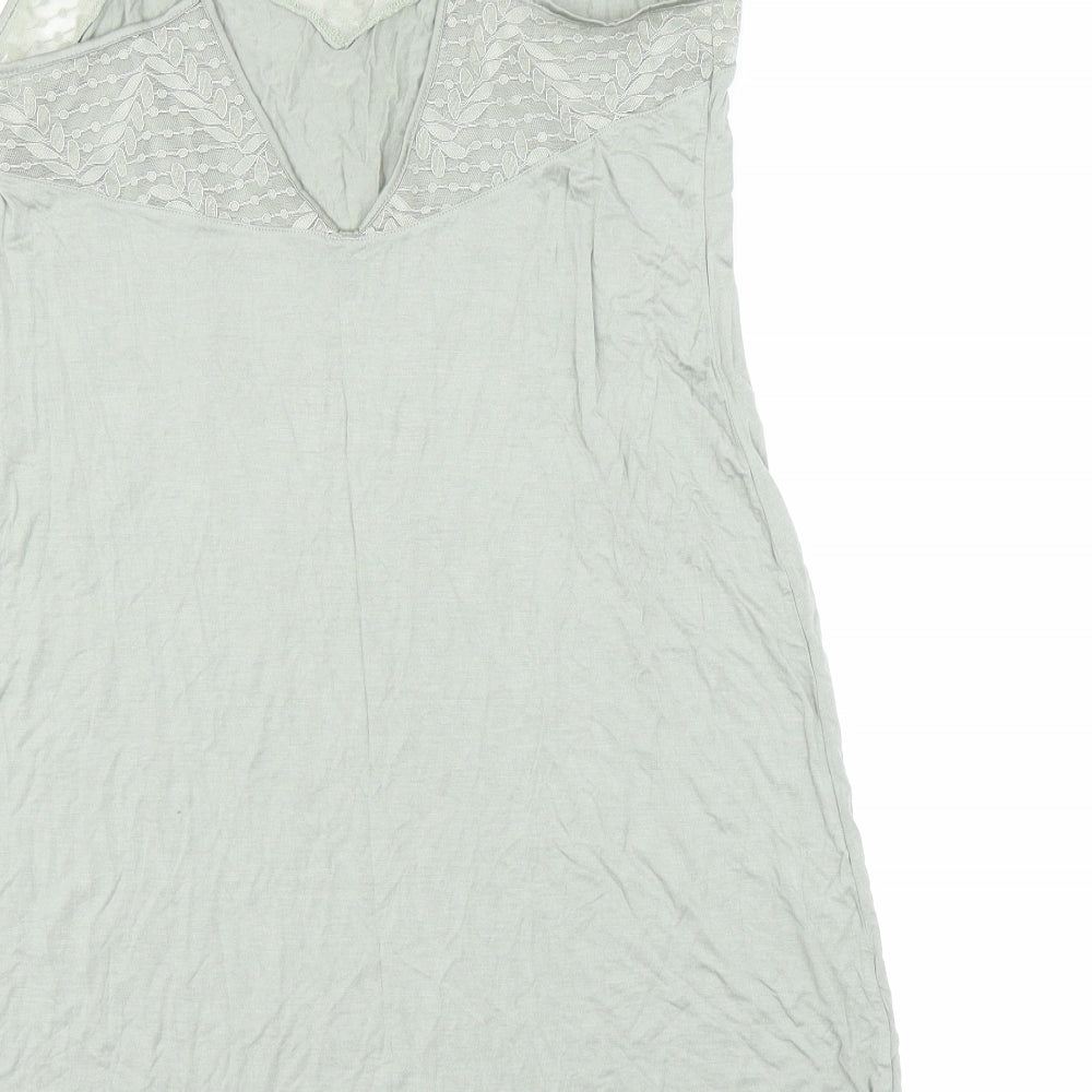 Preworn Womens Green A-Line Size L