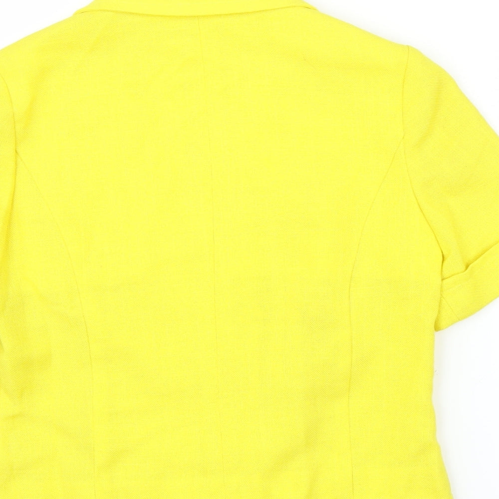 Marks & Spencer Womens Yellow Basic Blouse Size 12