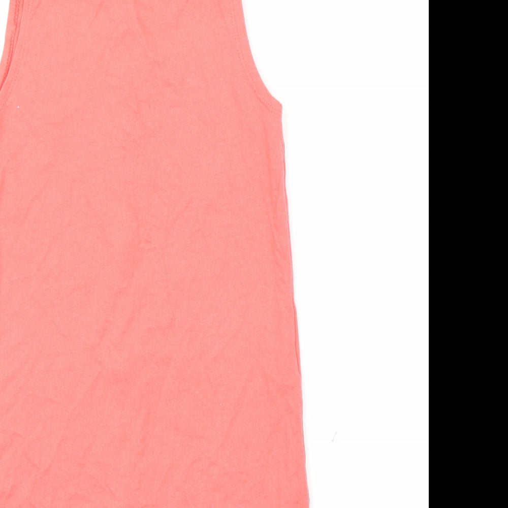 Preworn Womens Pink Basic Tank Size 10
