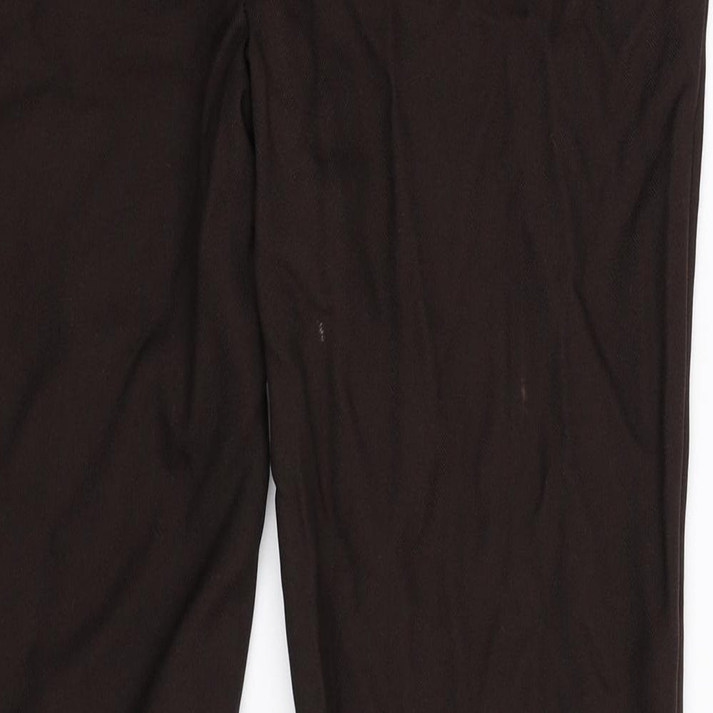 TU Womens Brown Sweatpants Trousers Size 12 L25 in
