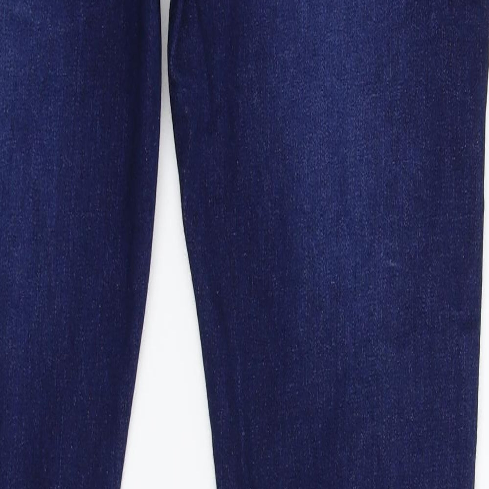 Preworn Womens Blue Denim Skinny Jeans Size 34 L31 in