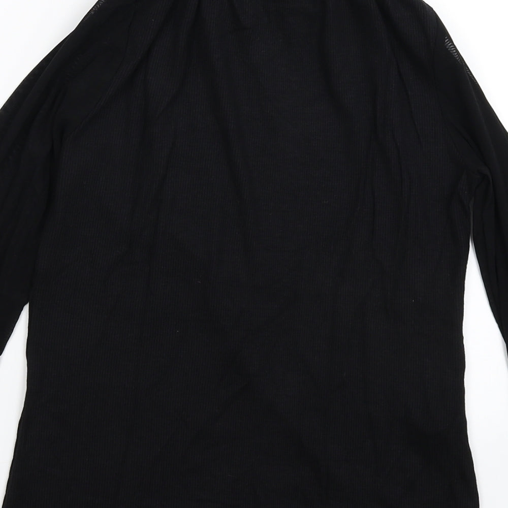 Preworn Womens Black Knit Pullover Jumper Size M