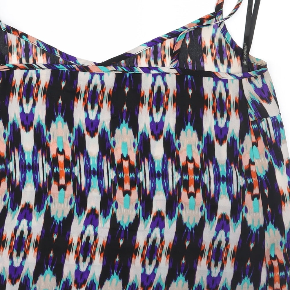 Atmosphere Womens Multicoloured Geometric Camisole Blouse Size 10