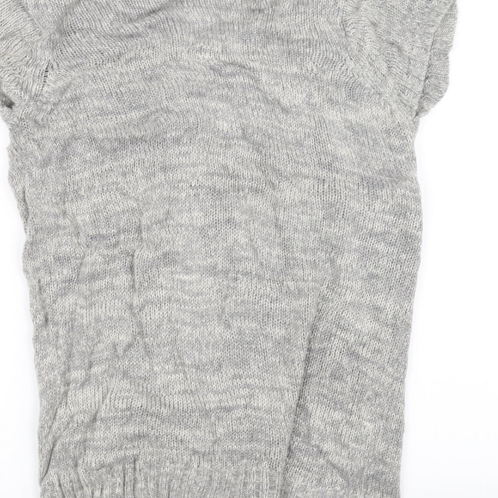 original knitwear Womens Grey Pullover Jumper Size S