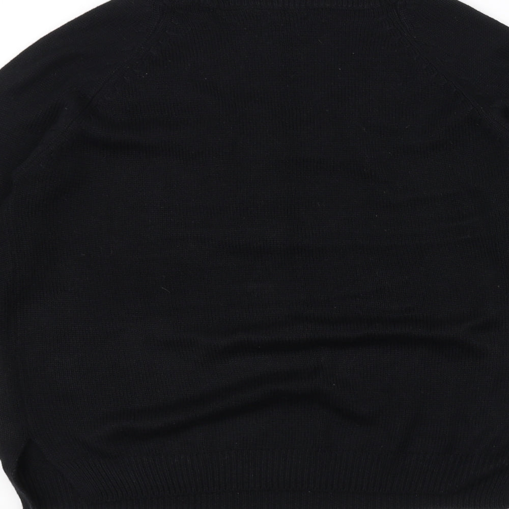 Brave Soul Womens Black Pullover Jumper Size M