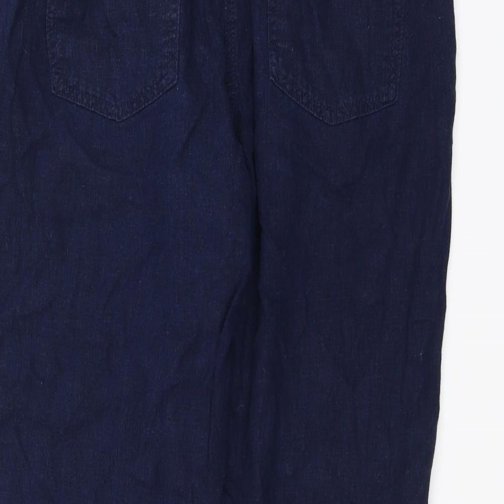 Chino Womens Blue Trousers Size 14 L25 in