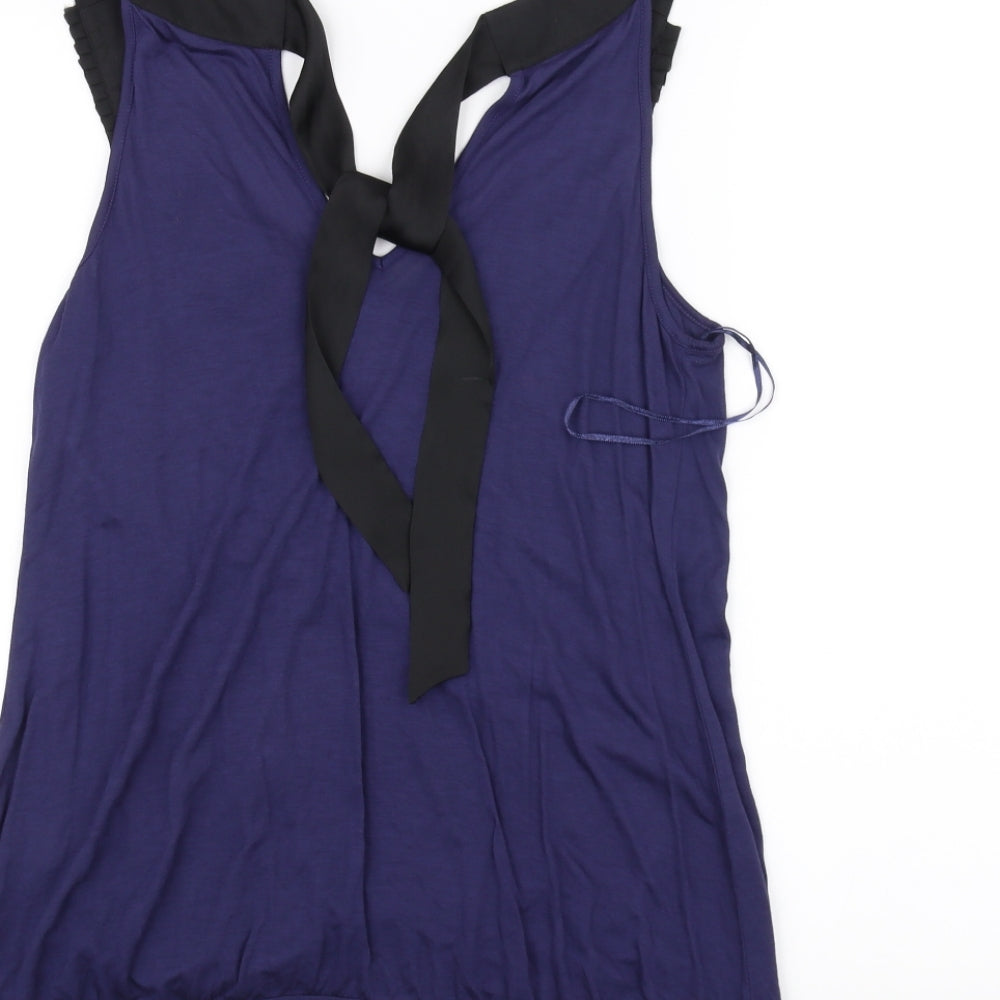 Oasis Womens Blue A-Line Size 12