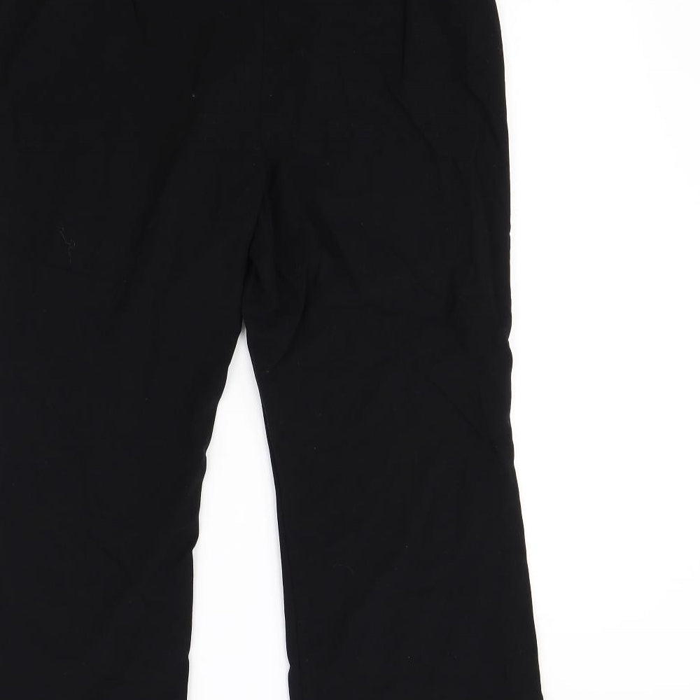Marks & Spencer Womens Black Dress Pants Trousers Size 14 L23 in