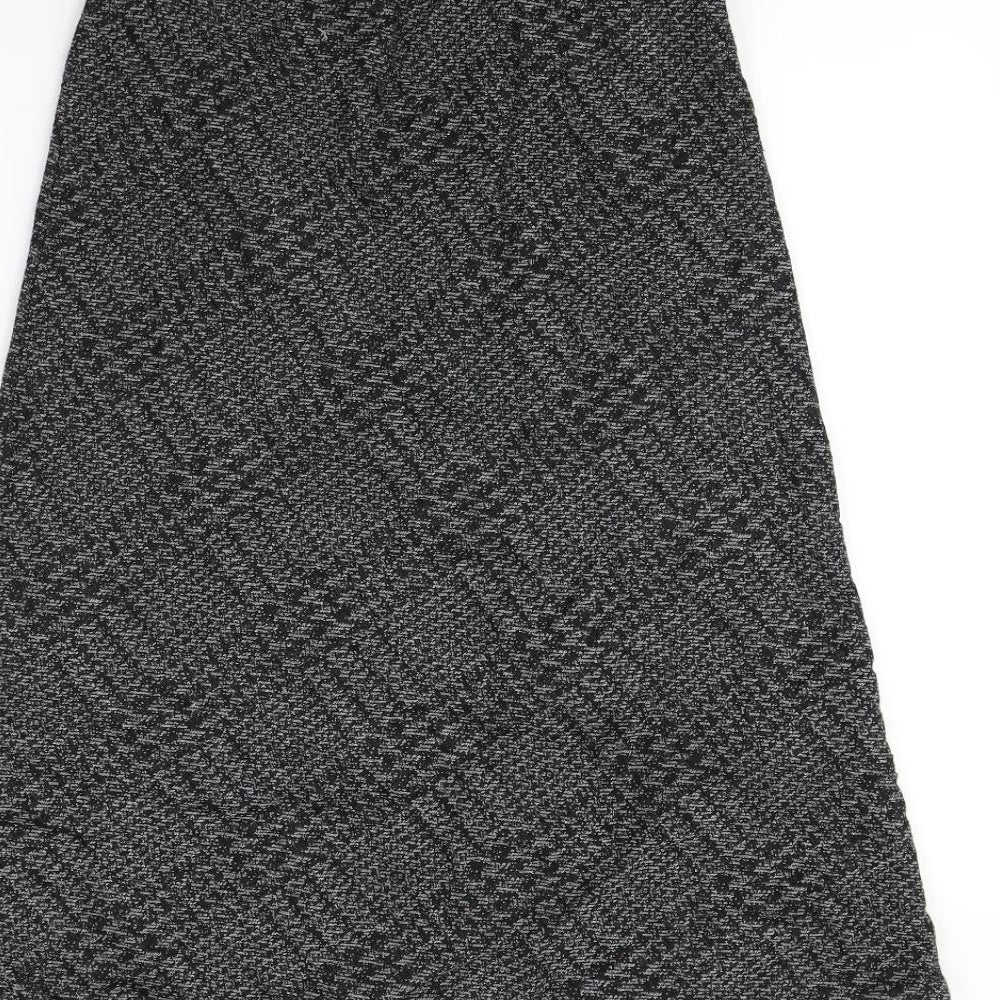 Preworn Womens Grey Flare Skirt Size 12