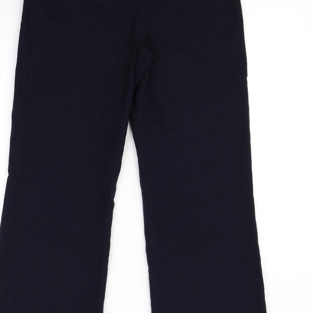 Marks & Spencer Womens Blue Dress Pants Trousers Size 8 L30 in