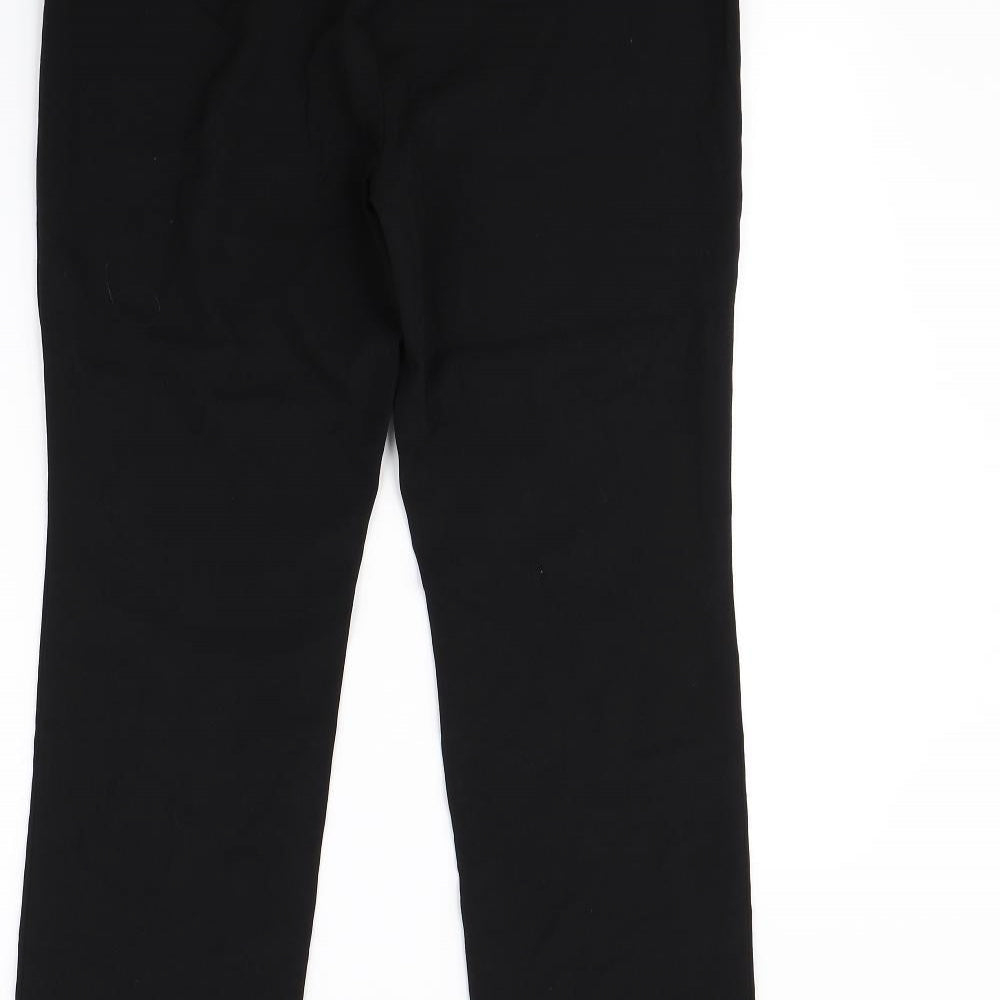 Marks & Spencer Womens Black Dress Pants Trousers Size 12 L29 in